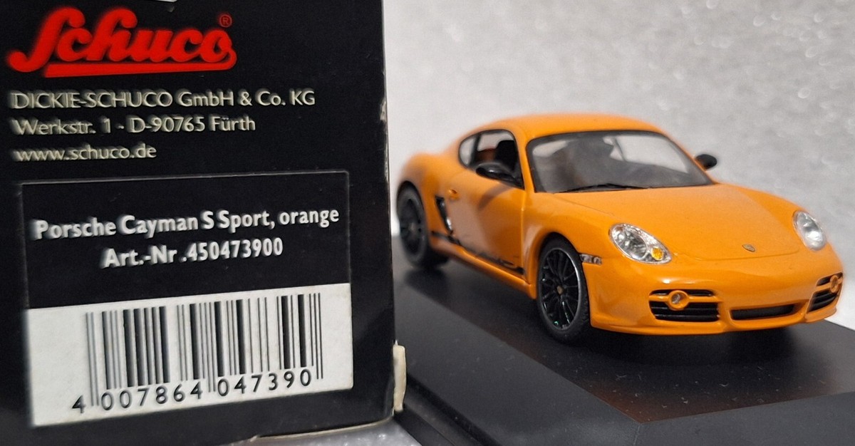 Porsche Cayman S Sport Orange 1:43 Schuco 04739 1 of 777 PCS