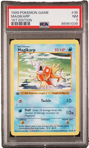 1999 Pokemon Base Set Shadowless 1st Edition Nidoran #55 PSA 10