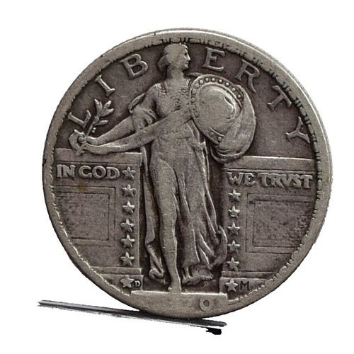 Standing Liberty Silver Quarter Dollar ~ 25c P D S Liberty Head