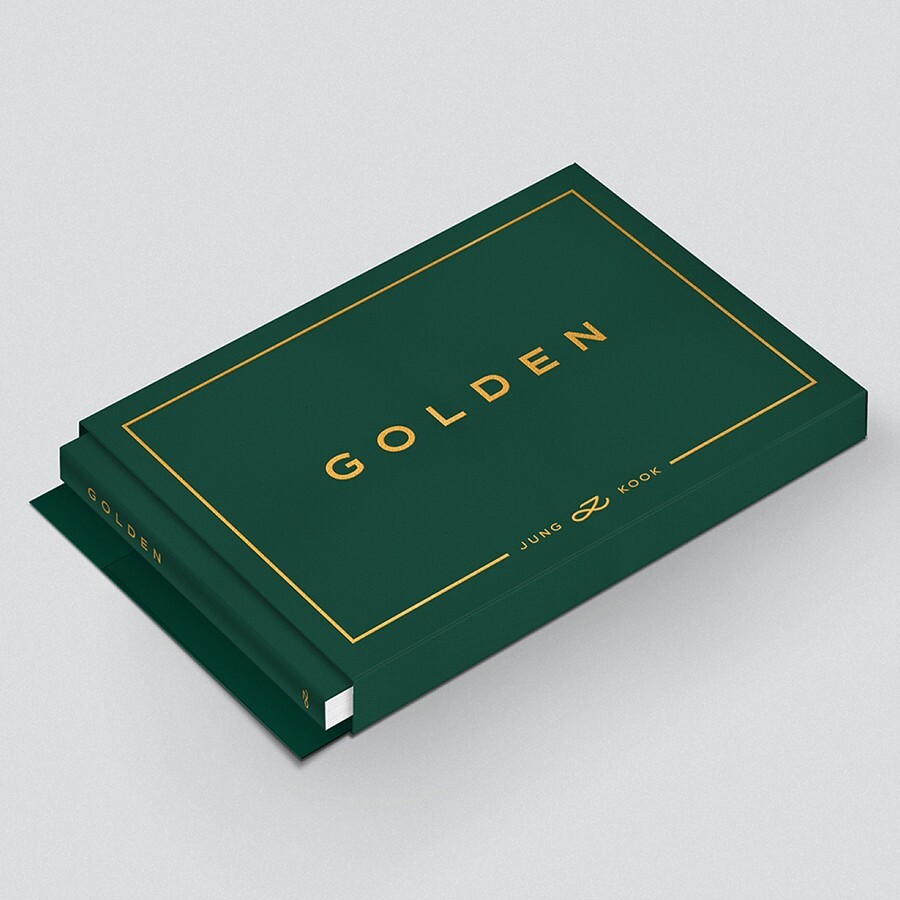 BTS JUNGKOOK [GOLDEN] Album WEVERSE Ver/QR Card+Photo Book+Post