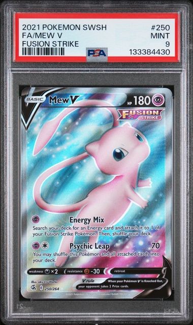 Mew V (Full Art) 250/264 Swsh08: Fusion Strike Holo for sale