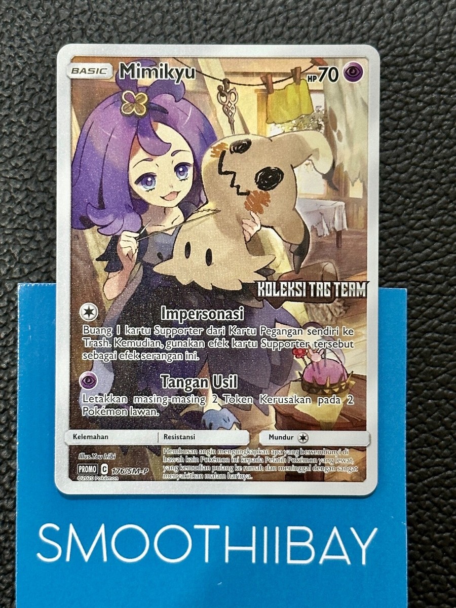 Mimikyu Acerola 176/SM-P DREAM LEAGUE Pokemon Card Indonesia CHR