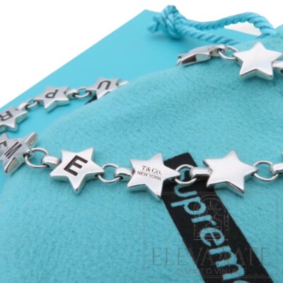 Tiffany supreme collaboration bracelet NEW with box rare 2021 star