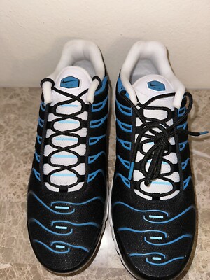 Size 11.5 - Nike Air Max Plus Black Laser Blue for sale online | eBay