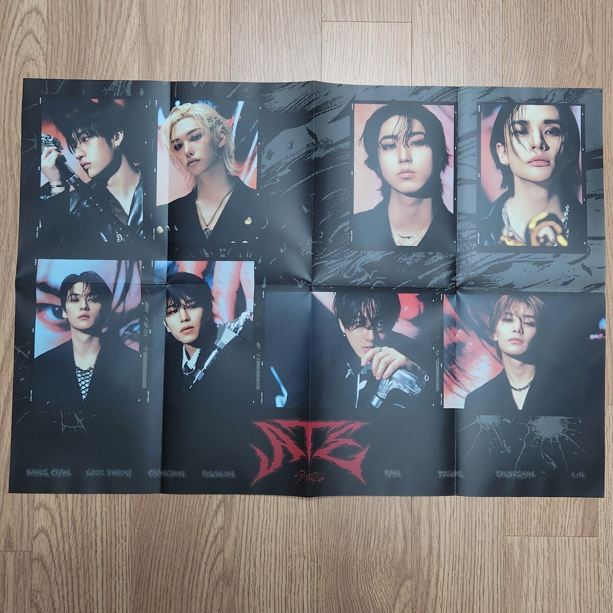 Official Folded Poster Stray Kids ATE Limited ATE Version Genuine