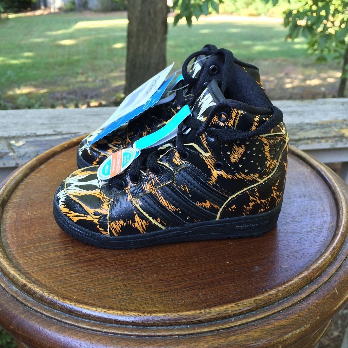 BABY SIZE 6K ADIDAS JEREMY SCOTT JS INSTINCT HI LEOPARD D65986