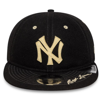 NY Yankees New Era x Polo Ralph Lauren Black Retro Crown 9FIFTY