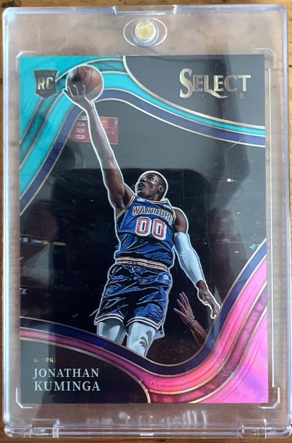 Jonathan Kuminga 2021 Select #246 Courtside Teal White Pink /49