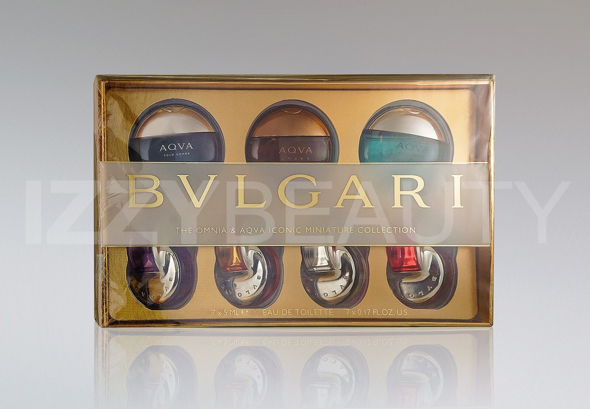 Bvlgari The Omnia & Aqva Iconic Miniature Perfume Collection | eBay