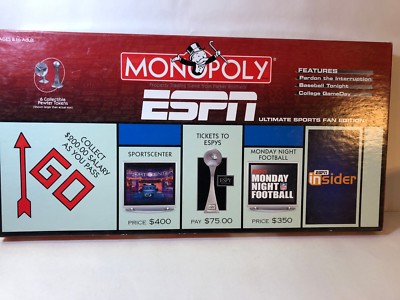 モノポリー MONOPOLY ESPN Edition Vintage Monopoly ESPN Ultimate