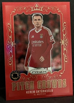2025 Prizm FIFA Club World Cup Kerem Akturkoglu Pitch Crowns Case