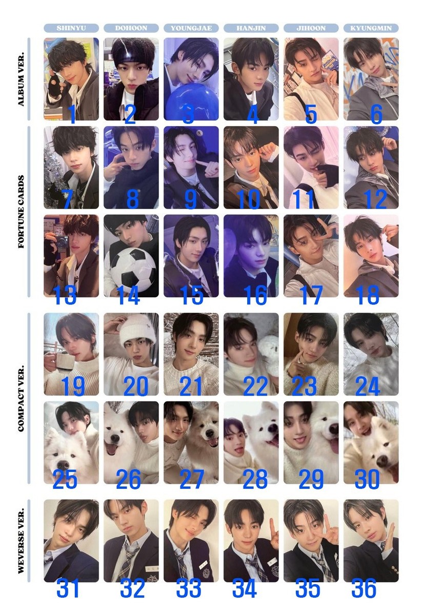 TWS - Album LAST BELL Photocard BOOK WEVERS Compact K-POP Shinyu