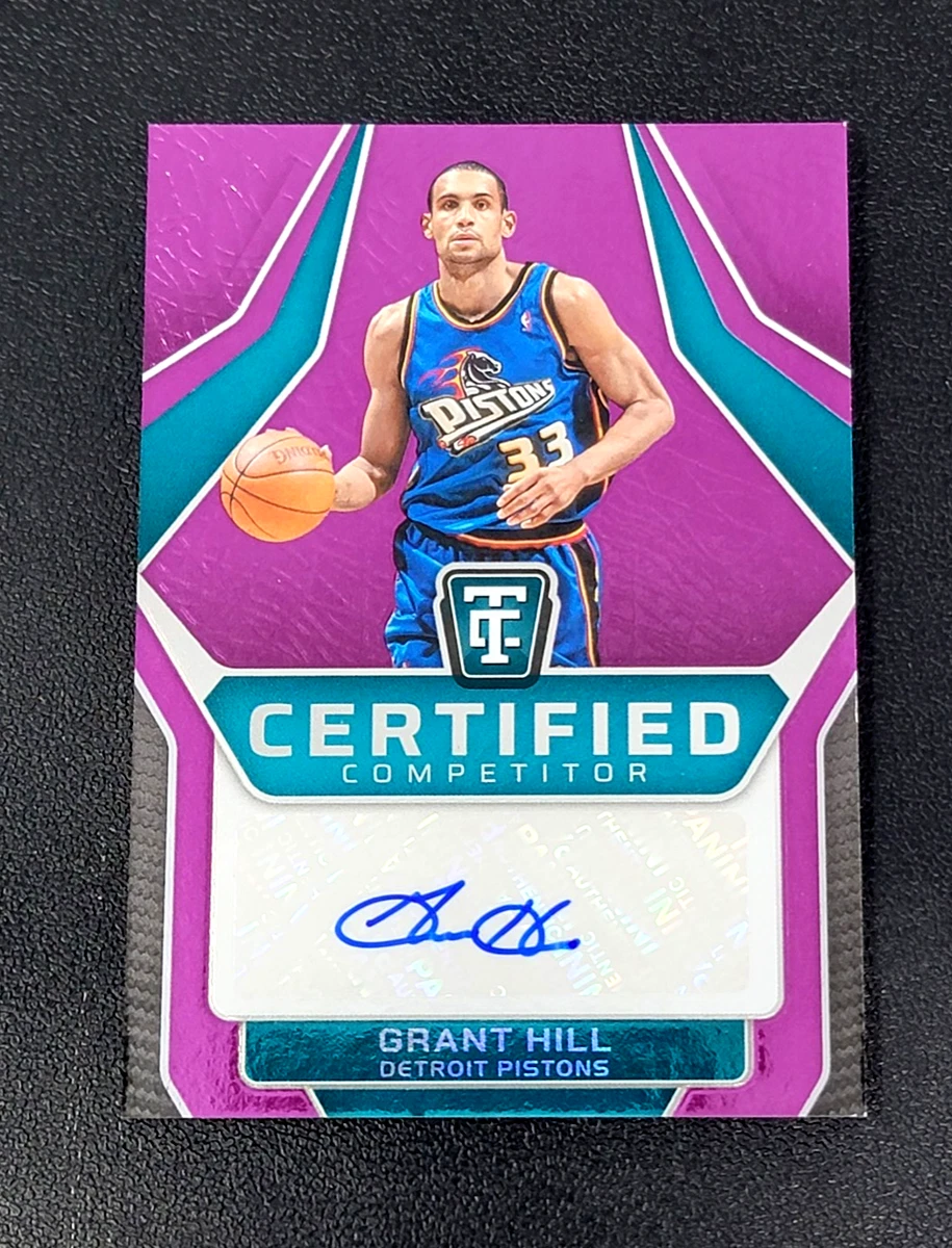 n*3様 Grant Hill Panini Donruss Auto グラント Grant Hill Panini