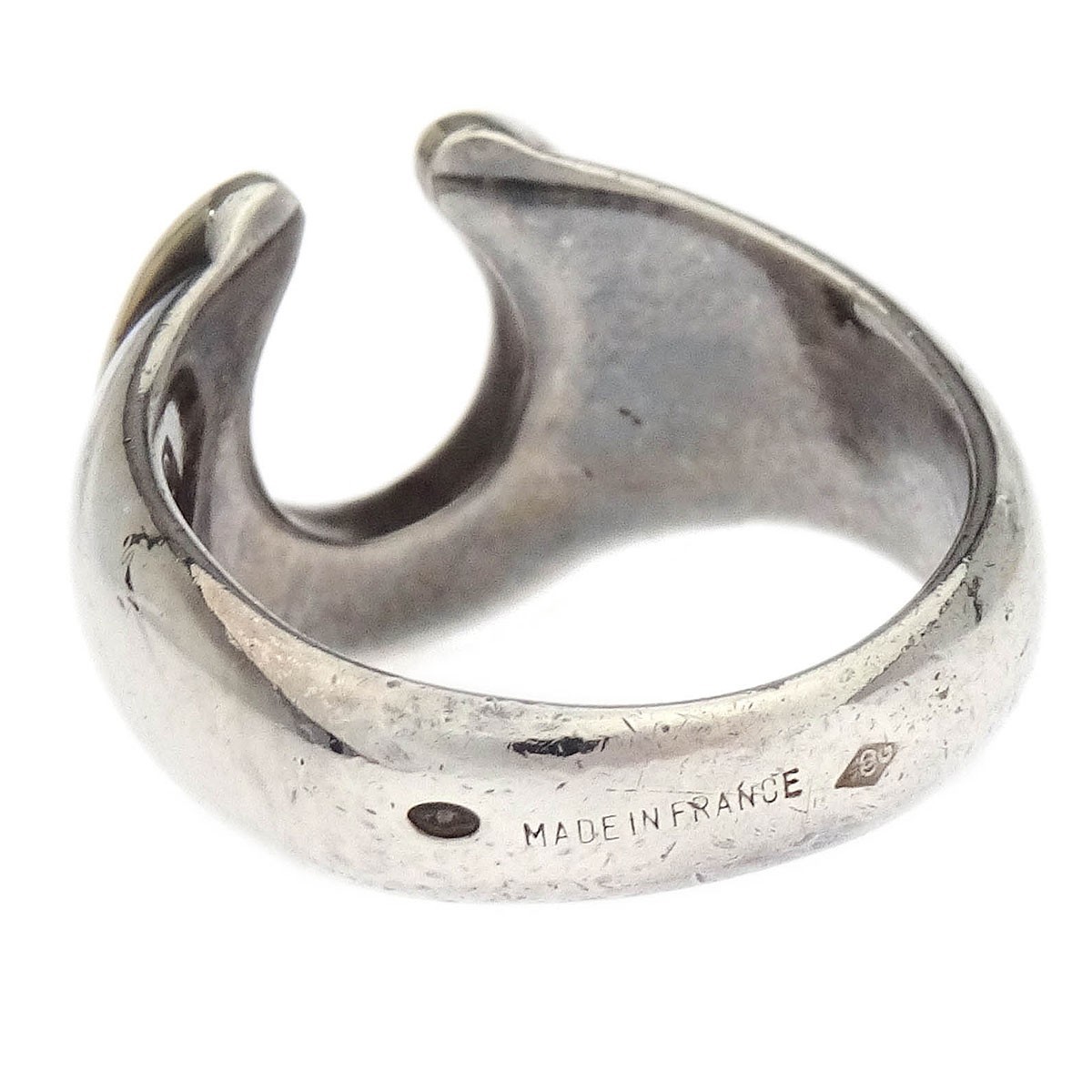 Hermes Horse Shoe Ring SV925 18KYG #51 #49 177654 | eBay