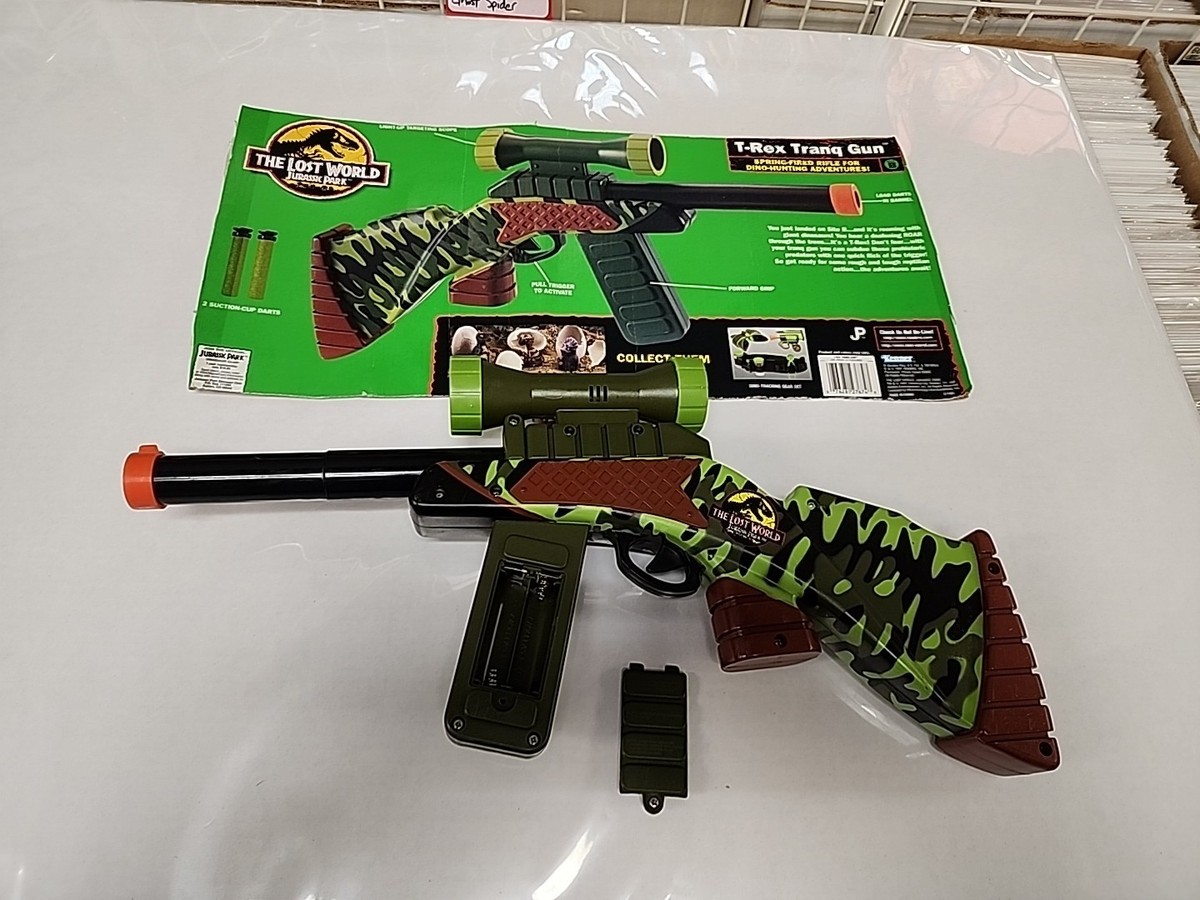 Kenner Jurassic Park Lost World T-Rex Tranq Gun Works! | eBay