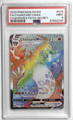 1x V1047: 2020: FA/CHARIZARD VMAX: 074/073: CHAMPION'S PATH-SECRET