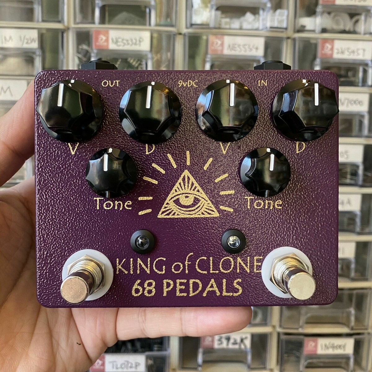 Hot 68pedals King of Clone Overdrive KOT King of Tone | eBay