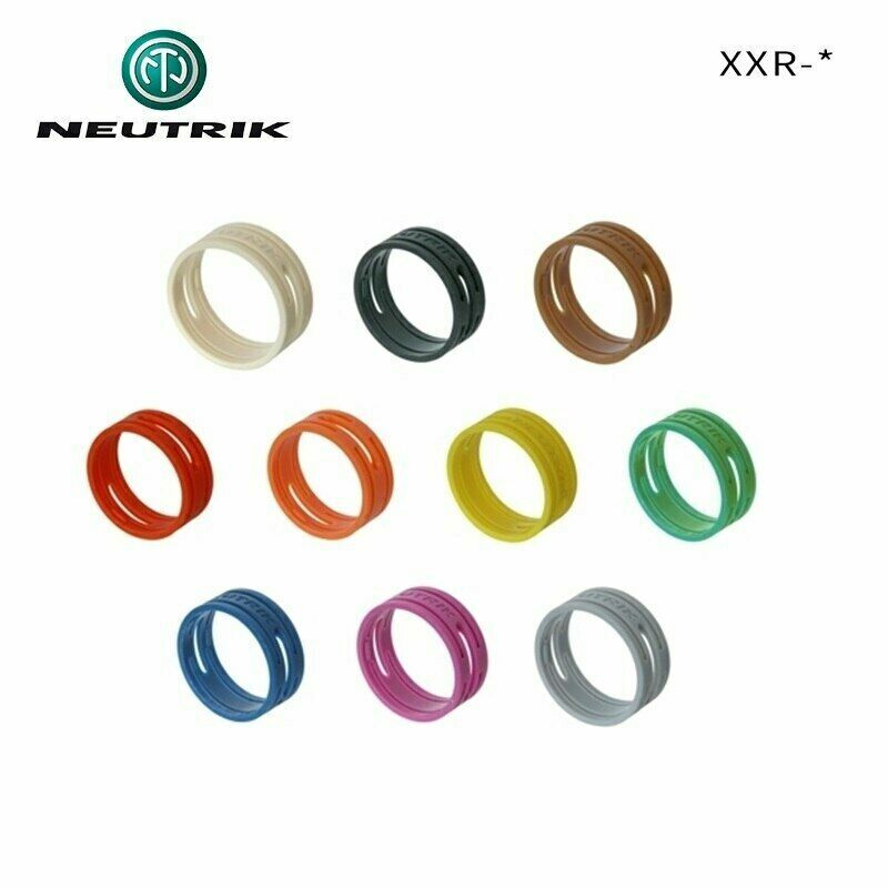 NEUTRIK XXR Colored coding rings For NC3FXX/NC3MXX/NC4FXX/NC4MXX