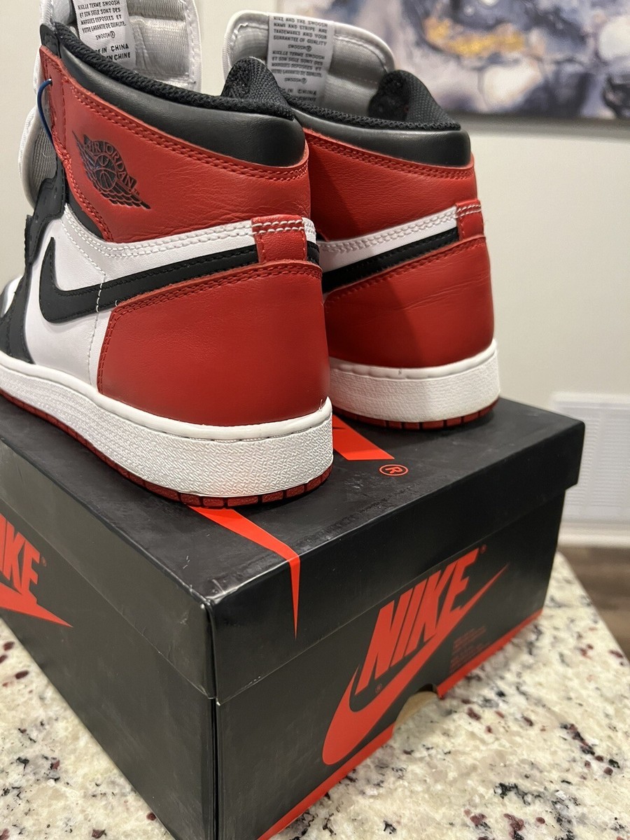 Jordan 1 Retro High OG Black Toe 2016 VNDS Brand New | eBay