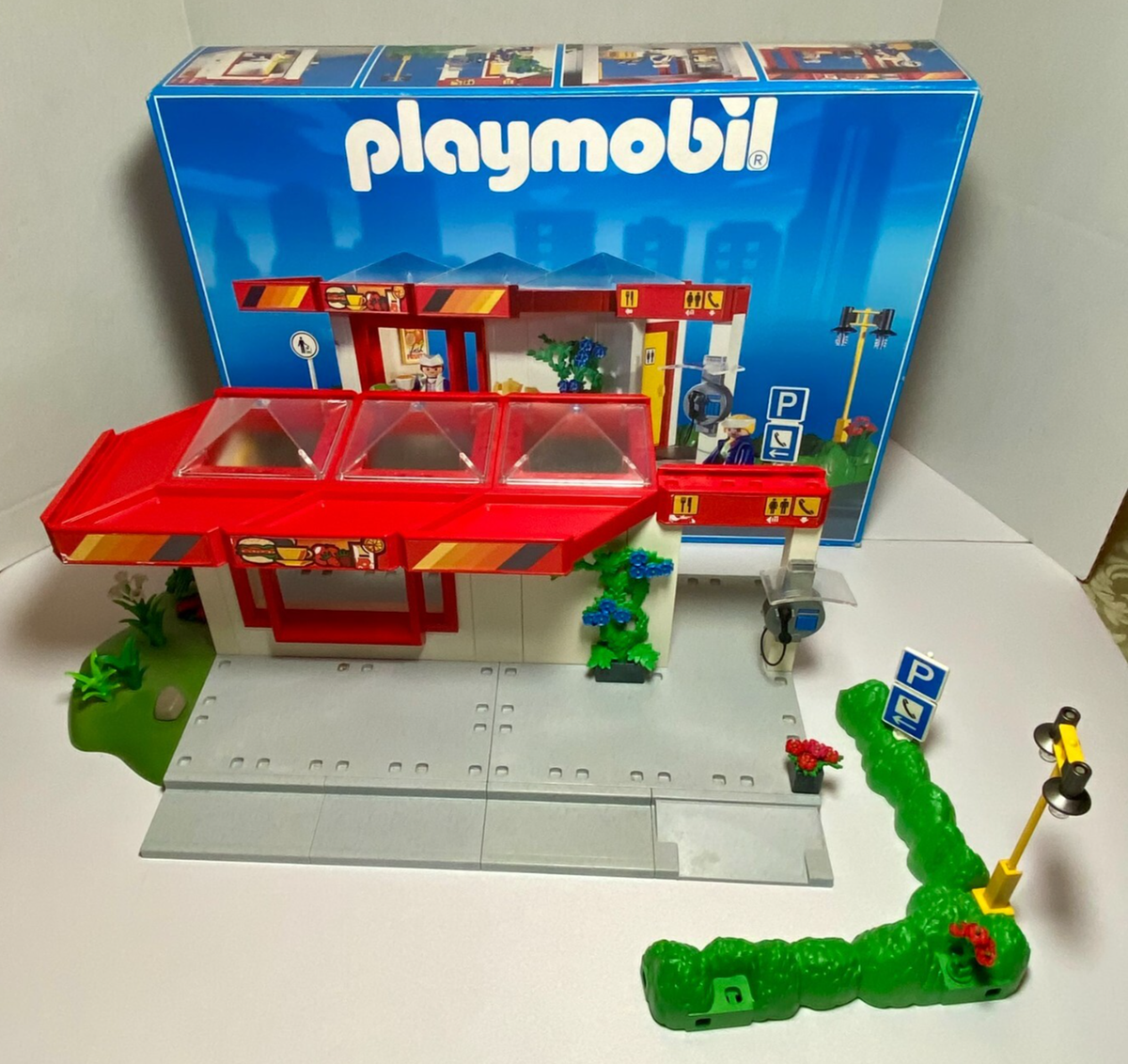 Playmobil 3254 Roadside Cafe - Complete Set w/ Box & Manual | eBay