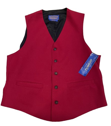 Vintage Knockabouts By Pendleton Mens XL Golf Vest Knit Button