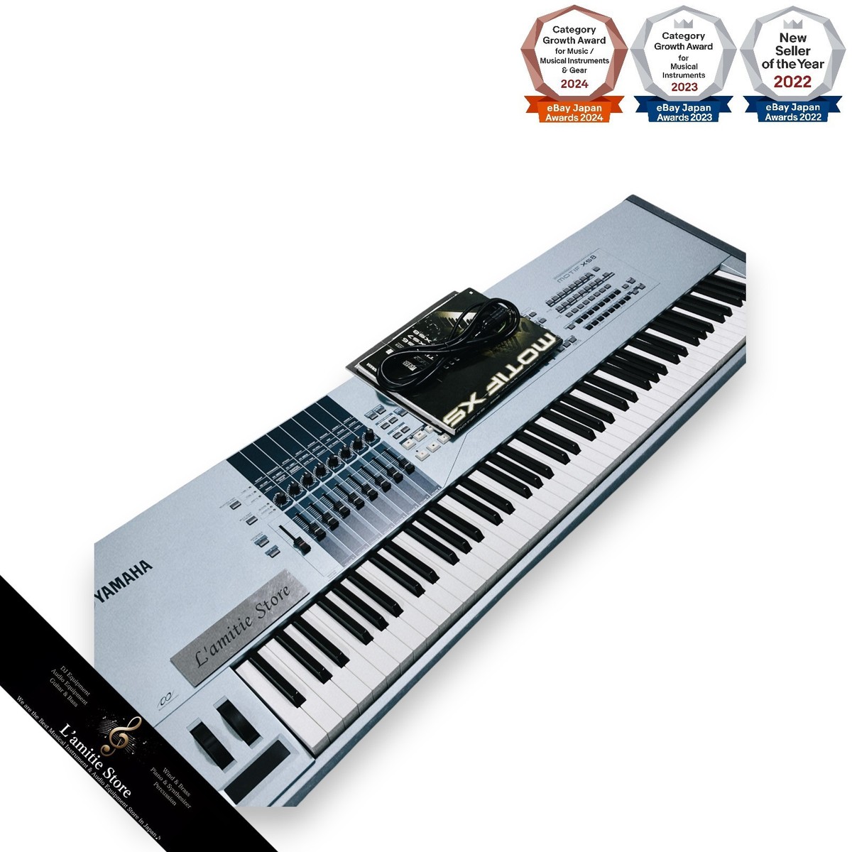 Yamaha Motif XS8 88 Keys Keyboard Synthesizer Music Workstation