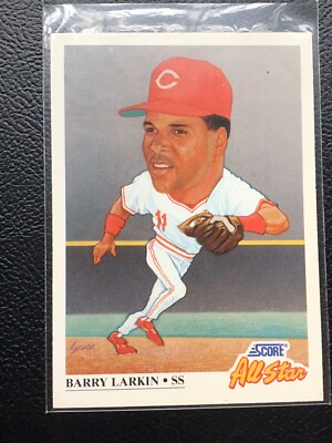 Barry Larkin 1991 Score #666 ~ Cincinnati Reds All Star Baseball