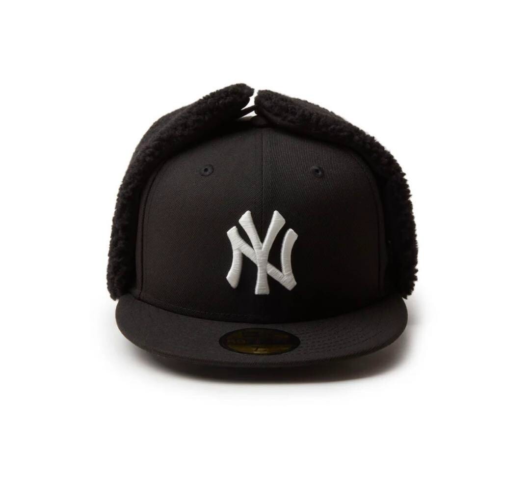 NEW ERA 59FIFTY Dog Ear Cap New York Yankees Boa fleece Black
