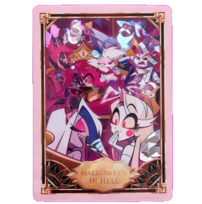 Hazbin Hotel HALLOWEEN IN HELL Cracked Ice Promo Card PR-08 - NEW