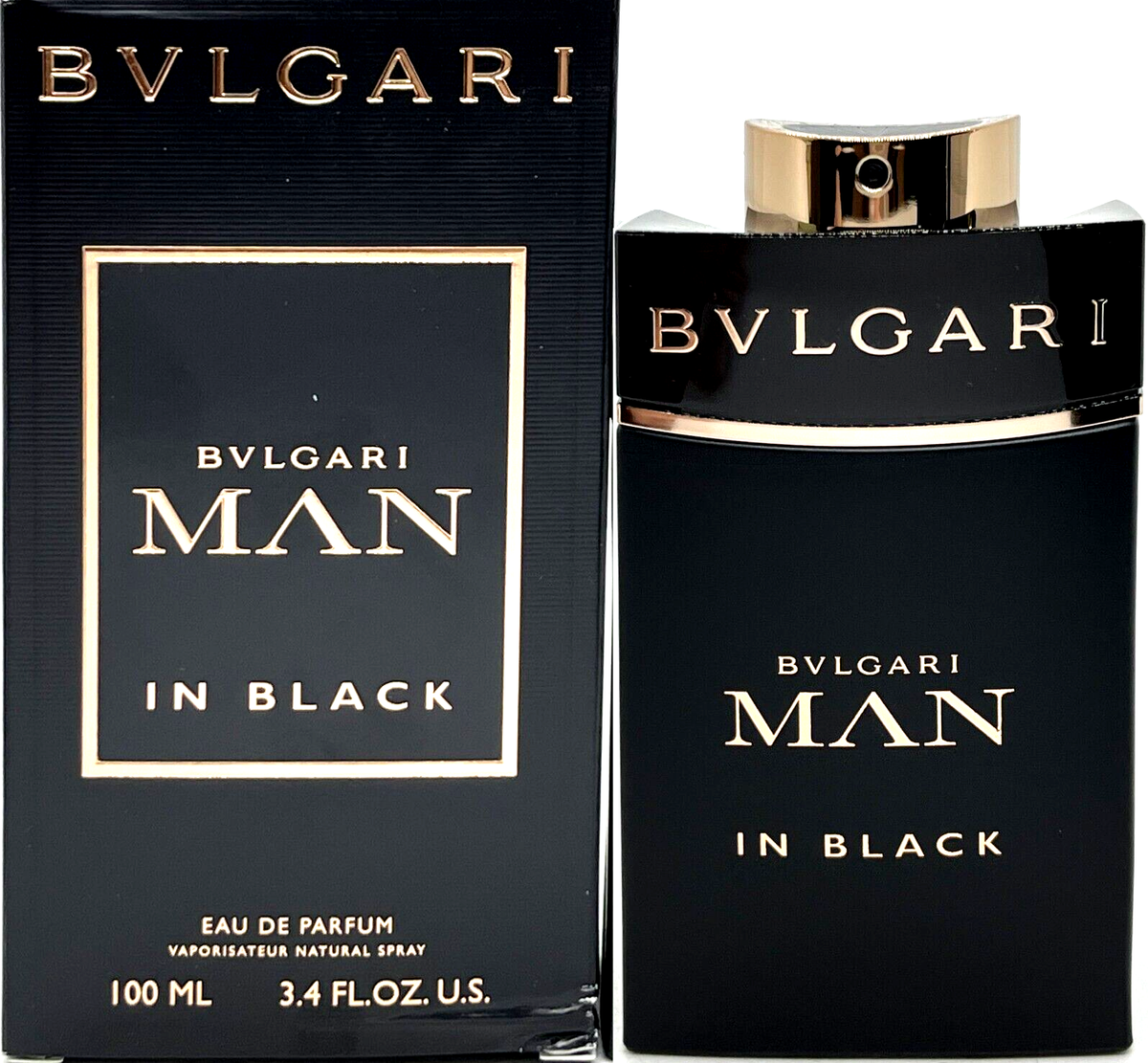 BVLGARI MAN IN BLACK EAU DE PARFUM SPRAY FOR MEN 3.4 Oz / 100 ml