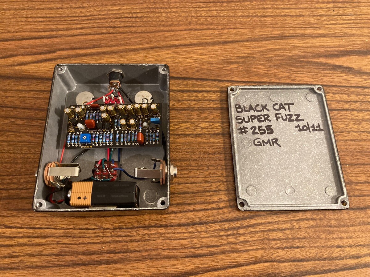 Black Cat Super Fuzz Effects Pedal #255 | eBay