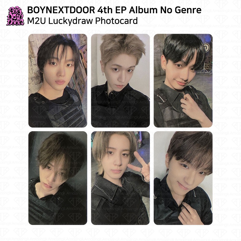 BOYNEXTDOOR 4th EP NO GENRE M2U Luckydraw Photocard KPOP K-POP
