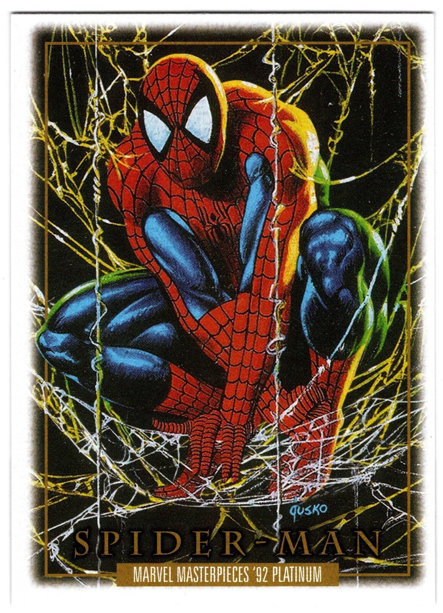 2024 Upper Deck SkyBox Marvel Masterpieces '92 Platinum Leather