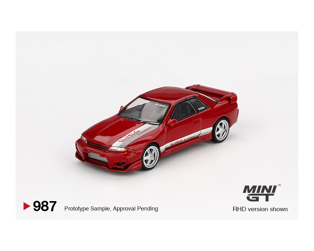 Mini GT Nissan GT-R (R32) VeilSide Combat C-I – Gem Red #987 1/64