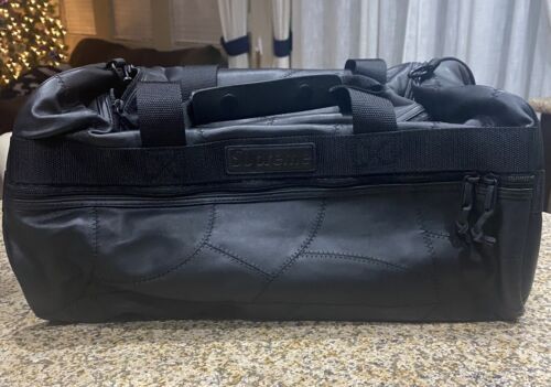 Supreme x Nike Leather Duffle Bag FW19 (BLACK) - NEW WITH TAGS | eBay