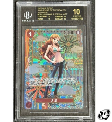 BGS 10 NAMI 2023 #OP01016 AWAKENING NEW ERA SPECIAL ART One Piece
