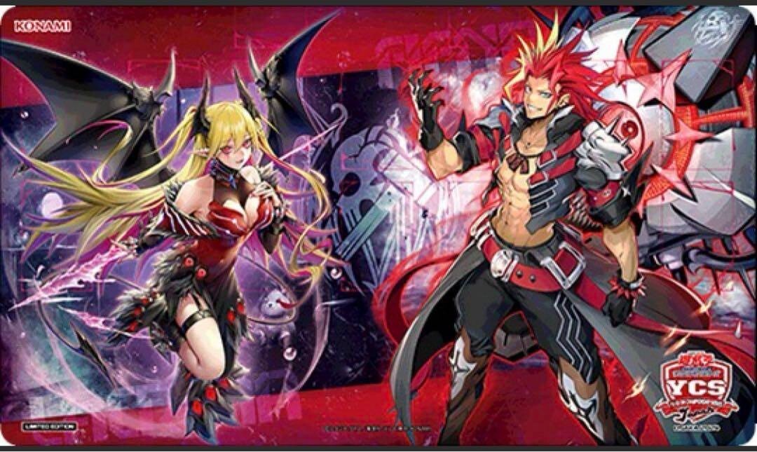 Yugioh Official Playmat Fiendsmith YCSJ 2024 Osaka Duel Set