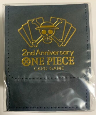 One Piece Card Official Deck Case 2nd ANNIVERSARY SET Japanese NEW