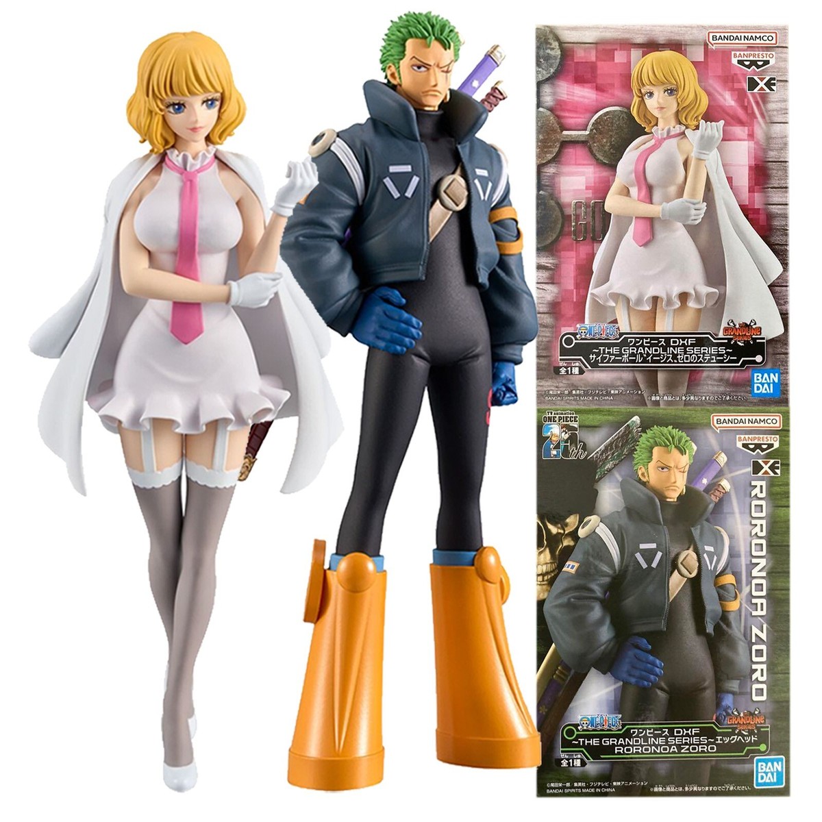 ONE PIECE DXF THE GRANDLINE SERIES Egghead CP0 Stussy Roronoa Zoro