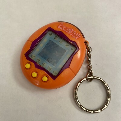 ✨ Tamagotchi Connection V1 2004 Orange w/ Purple Trim Original
