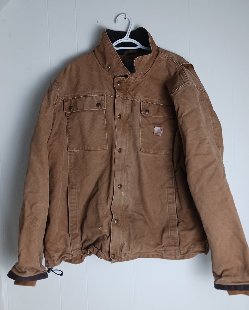 Carhartt 103194 Quilted Flannel-Lined Sandstone Duck Tractor