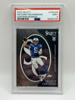 2023 Panini Select - Select Certified Rookies Anthony Richardson
