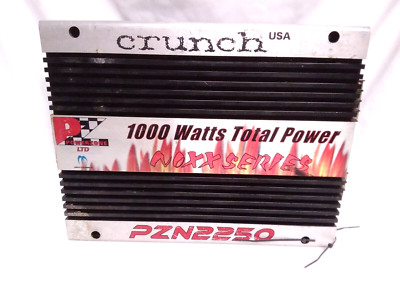 CRUNCH POWERZONE PZN2250 2 CHANNEL 1000 WATTS AMP NOXX SERIES