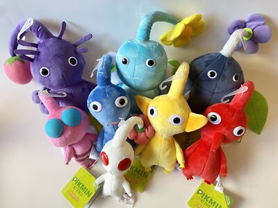 Nintendo Tokyo/Osaka Pikmin Plush Set of 8 All Star Collection