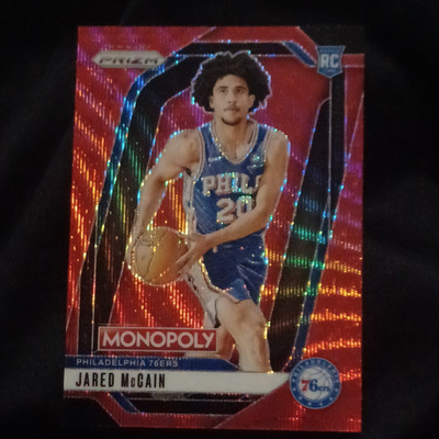 2024-25 Panini Monopoly Prizm 🔥💎#3 Jared McCain RC Red Wave