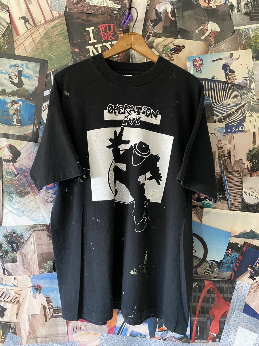 RARE Vintage 90's OPERATION IVY Concert T Shirt XL Ska Punk Single