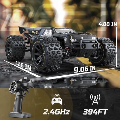 DEERC 14210 1:14 Brushless RC Car Max 50+ MPH Offroad High Speed