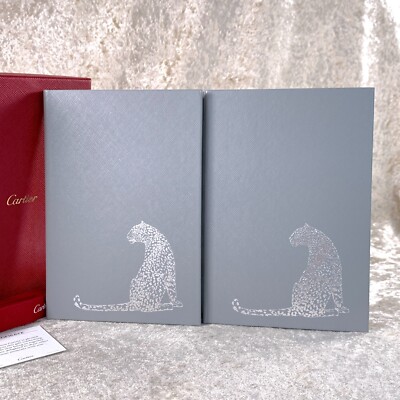 Authentic Cartier Notebooks Notebook Grey Panthere VIP Gift Item