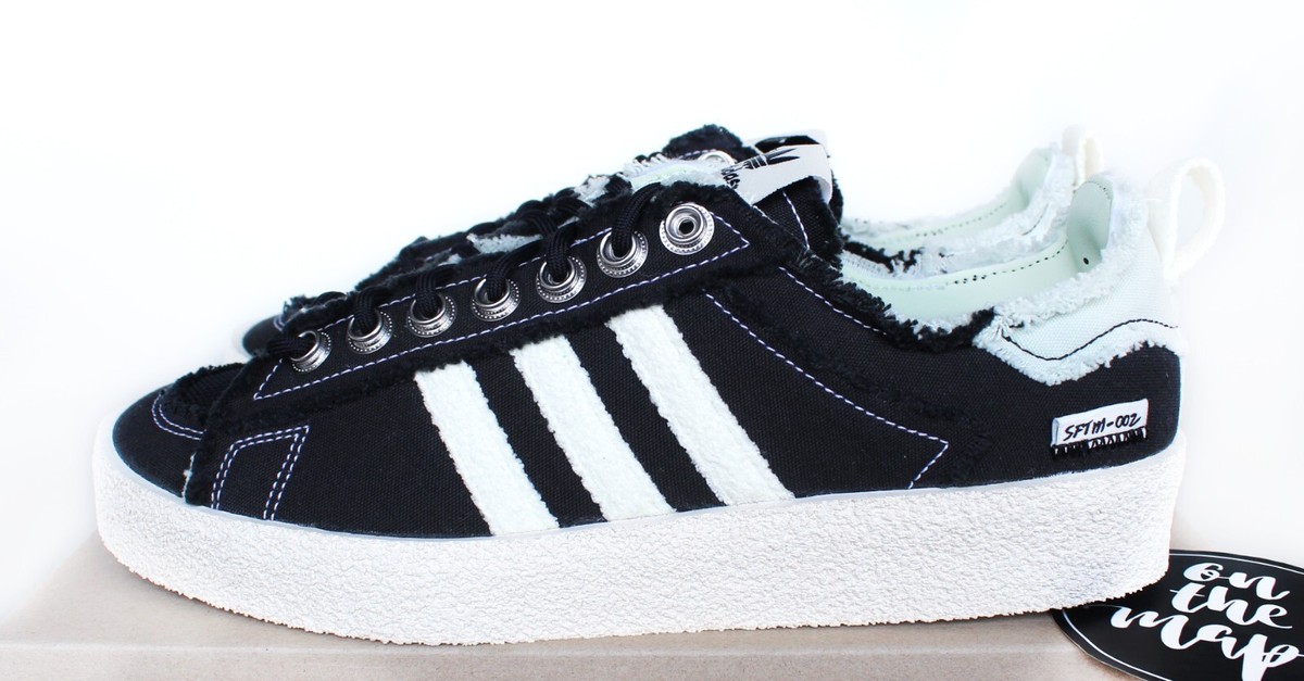 Adidas x SFTM Song For The Mute Campus 80s Black UK 5 8 9 10 11 12