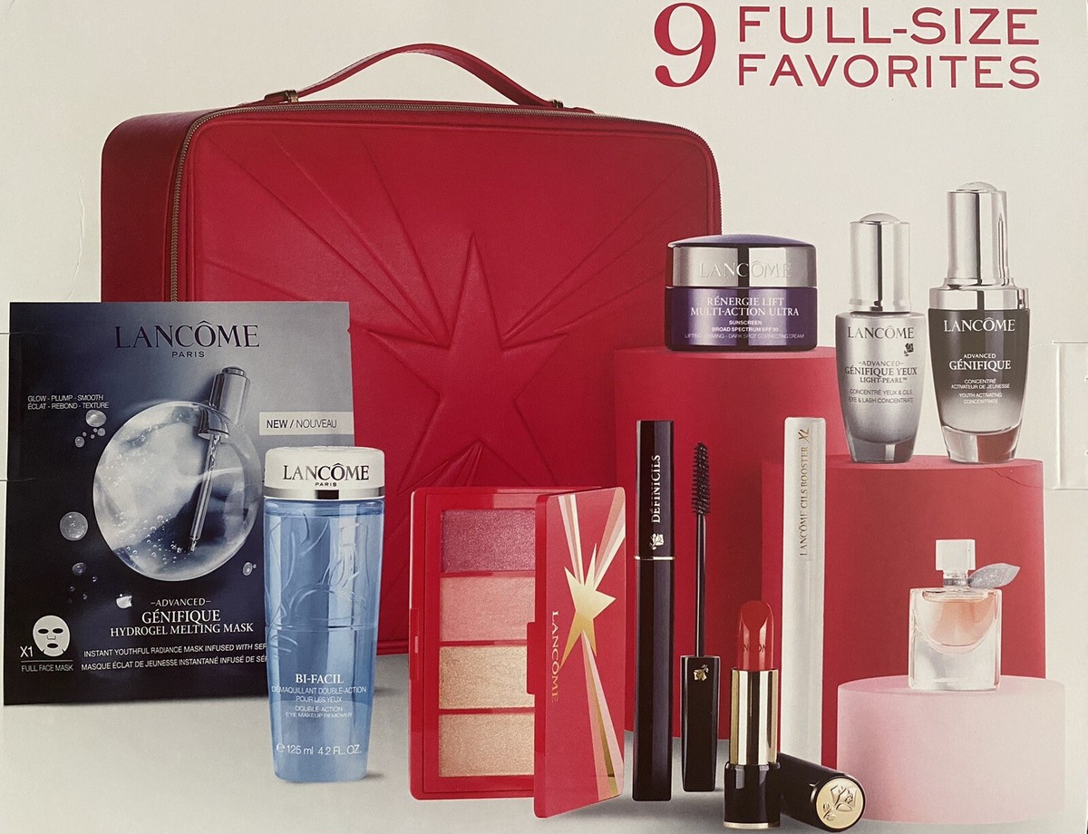 Lancome Beauty Box 9 Full Size Holiday Collection Renergie Cream